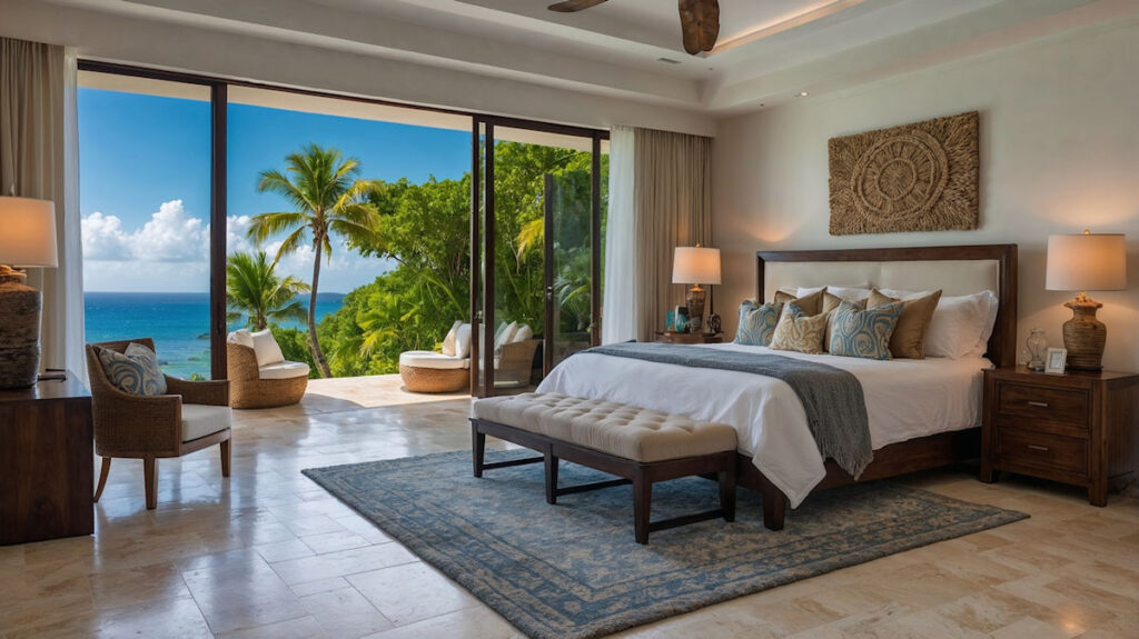 An Airbnb Vacation rental after cleaning